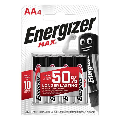 Energizer 53542655705 Alkaline Batterij AA 1.5 V Max 4-Blister