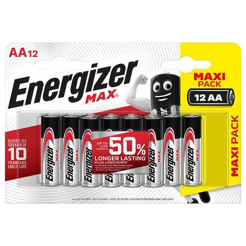 Energizer 53542662505 Alkaline Batterij AA 1.5 V Max 12-Blister