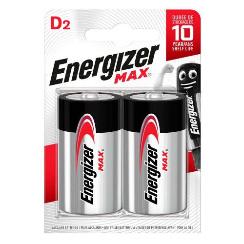 Energizer 53542682305 Alkaline Batterij D 1.5 V Max 2-Blister