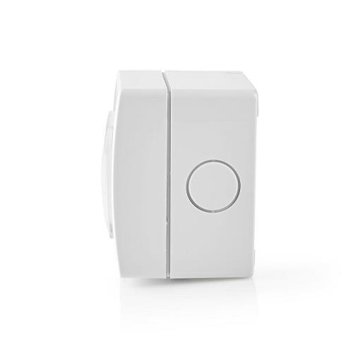 Nedis WIFIPO10FWT Wi-Fi Smart Stopcontact voor Buiten | Weersbestendig | IP55 | 16 A