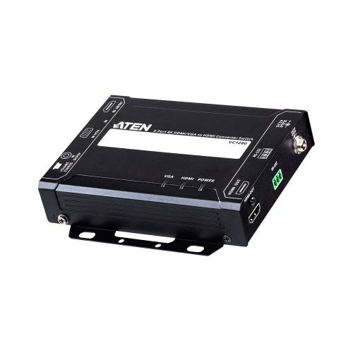 Aten VC1280-AT-G 2-Port 4K HDMI/VGA to HDMI Converter Switch