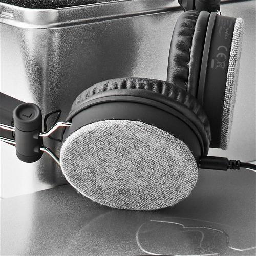 Nedis FSHP200GY Bedrade Koptelefoon met Geweven Stof Bekleed | On-Ear | Audiokabel 1,2 m | Grijs / Zwart