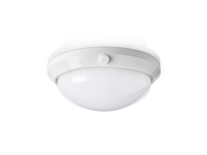 Nedis PIRPO51WT LED Plafondlicht met Sensor en Noodaccu | 16 W | Veiligheidslicht 3 Uur | Voor Buiten - IP54