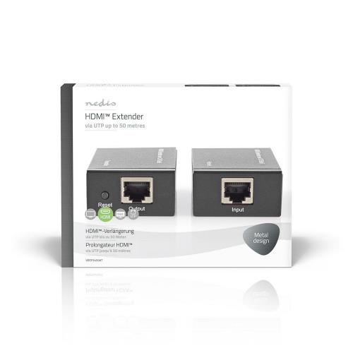 Nedis VREP3450AT HDMIT CAT5-Extender | 1080p | Tot 50,0 m - HDMIT-Ingang + RJ45 Female | HDMIT-Uitgang + RJ45 Female