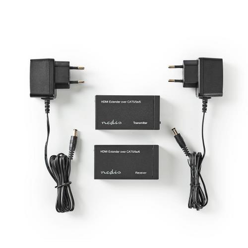 Nedis VREP3450AT HDMIT CAT5-Extender | 1080p | Tot 50,0 m - HDMIT-Ingang + RJ45 Female | HDMIT-Uitgang + RJ45 Female