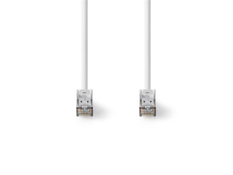 Nedis CCGP85520WT015 Cat 8.1 S/FTP-Netwerkkabel | RJ45 Male naar RJ45 Male | 0,15 m | Wit