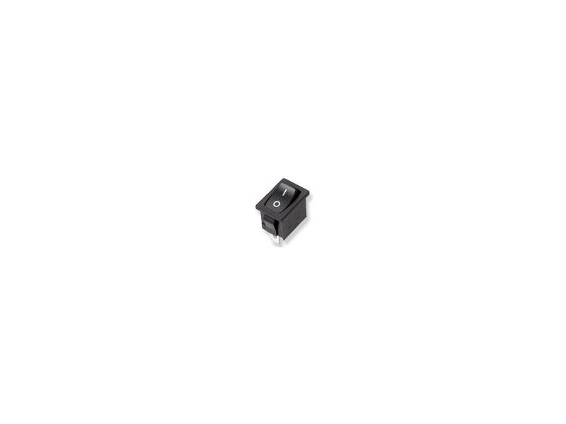 RND Components RND 210-00554 Power Rocker Switch, Black, On-Off