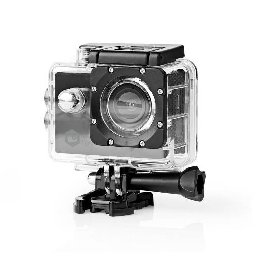 Nedis ACAM21BK Action Cam | Full HD 1080p | Wi-Fi | Waterdichte Behuizing