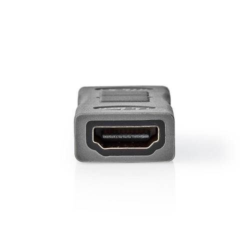 Nedis CVGC34900ME High Speed HDMIT met Ethernet-Adapter | HDMIT Female - Male | Metaal | Zwart