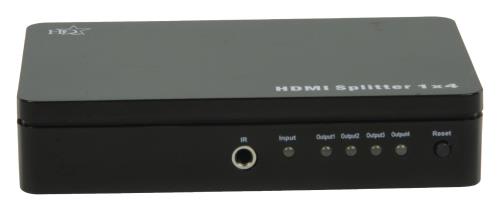 HQ HQSSH200 4-poorts HDMI splitter met 3D ondersteuning