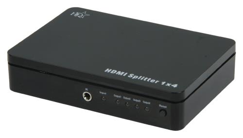 HQ HQSSH200 4-poorts HDMI splitter met 3D ondersteuning