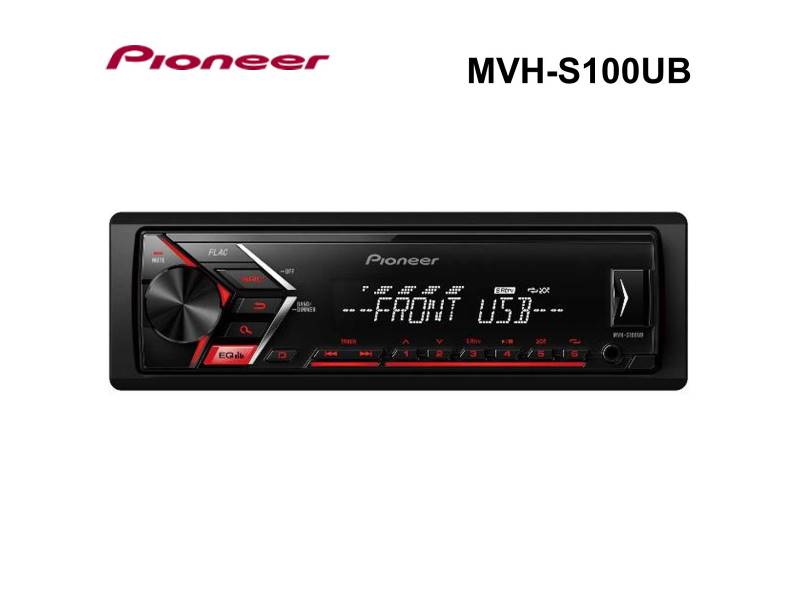 Pioneer Mvh-s100ub + carholder Pioneer mvh-s100ub + carholder (1)