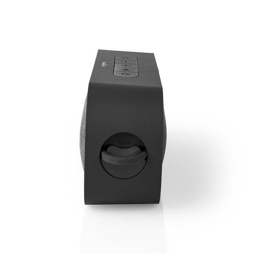 Nedis FSBS100AT Bluetooth®-Speaker met Geweven Stof Bekleed | 30 W | Tot 6 Uur Speeltijd | Waterdicht | Antraciet / Z...