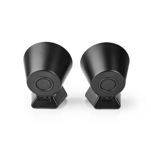 Nedis FSBS120AT Bluetooth®-Speaker met Geweven Stof Bekleed | 2x 15 W | Tot 4 Uur Speeltijd | True Wireless Stereo (T...