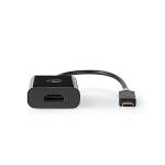Nedis CCBW64651AT02 USB Type-C Adapter Cable | Type-C Male - HDMI Female | 0.2 m | Anthracite