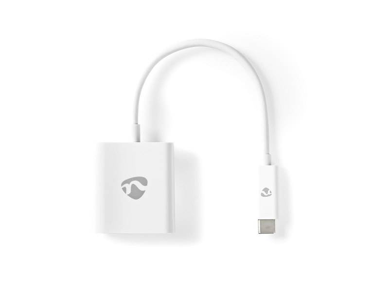 Nedis CCGP64651WT02 USB Type-C Adapter Cable | Type-C Male - HDMI Female | 0.2 m | White