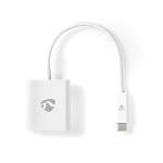 Nedis CCGP64851WT02 USB Type-C Adapter Cable | Type-C Male - VGA Female | 0.2 m | White