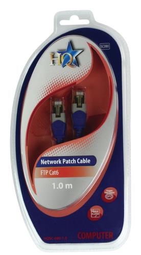 HQ HQSC-080-1.0 Standaard FTP CAT 6 netwerkcrosskabel 1,00 m