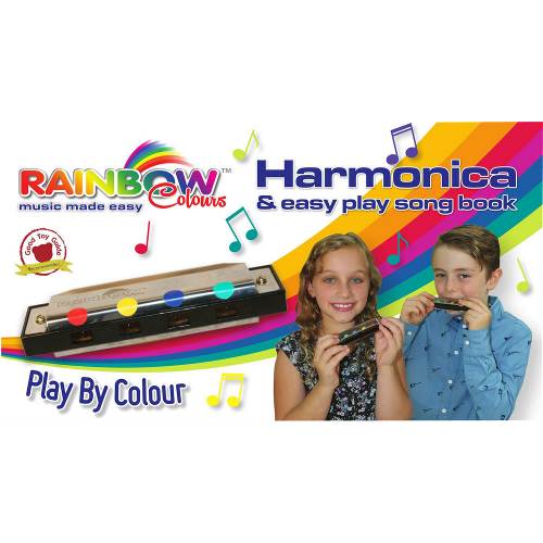 Rainbow colours Harmonica Rainbow colours harmonica (1)