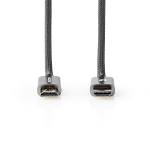 Nedis CVTB34000GY10 High Speed HDMI-kabel met Ethernet | HDMIT-Connector - HDMIT-Connector | Gun Metal Grey | Gevloch...