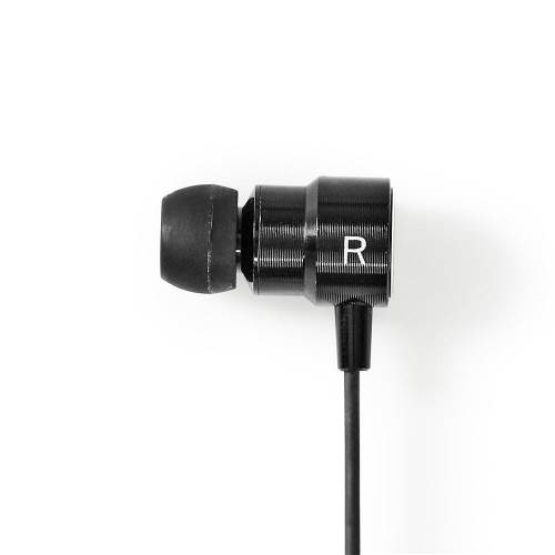 Nedis HPWD2070BK In-Ear Koptelefoon | USB-CT | Kabel 1,2 m | Spraakassistent | Zwart