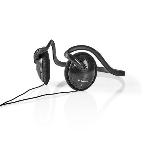 Nedis HPWD1105BK Bedrade Koptelefoon | Ronde Kabel 2,1 m | On-Ear | Zwart