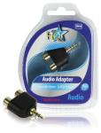 HQ HQSP-010 Audio adapter 3.5mm mannelijk stereo - 2x RCA vrouwelijk