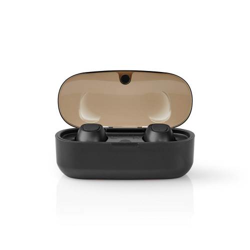 Nedis HPBT5052BK Volledig draadloze Bluetooth®-oordopjes | 5 Uur afspeeltijd | Spraakbediening | Draadloos Oplaadbare...