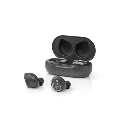 Nedis HPBT3050BK Volledig draadloze Bluetooth®-oordopjes | 3 uur afspeeltijd | Oorhaakjes | Spraakbediening | Aanraak...