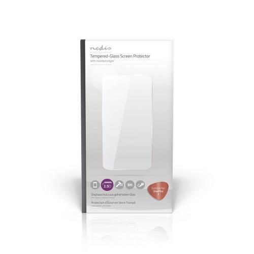 Nedis SGP50005TP Screenprotector van Glas voor OnePlus 7 | 2.5D Rounded Edge | Transparant