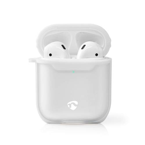 Nedis APCE100TPWT AirPods 1 en AirPods 2 Case | Transparant / Wit