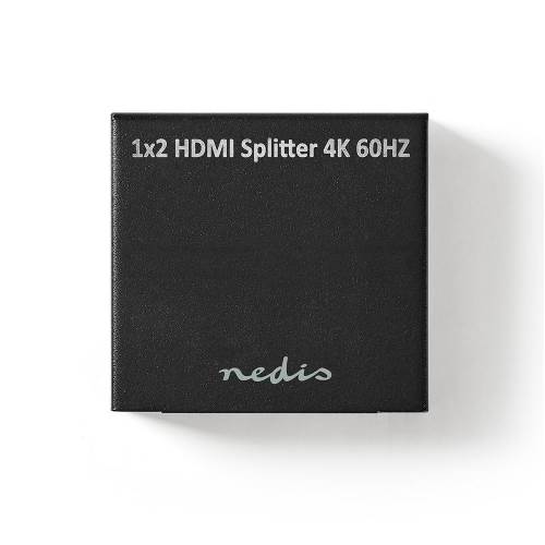 Nedis VSPL3472AT HDMIT-Splitter | 2-Poorts - 1x HDMIT-Ingang | 2x HDMIT-Uitgang | 4K2K@60FPS / HDCP2.2
